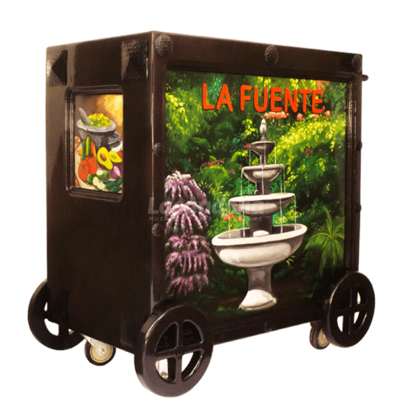 Repisas para restaurante "La Fuente" | Muebles Lacandona
