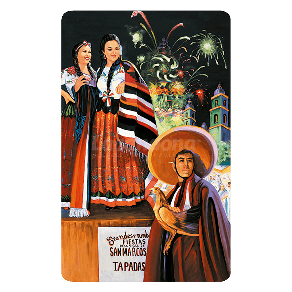Cubierta papel "Feria de San Marcos" para restaurante mexicano | Muebles Lacandona