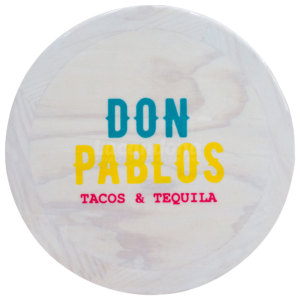 Cubierta redonda personalizada "Don Pablos" para restaurantes mexicanos | Muebles Lacandona