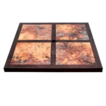 Mesa Herrería con bloque de mármol para restaurante mexicano | Muebles Lacandona