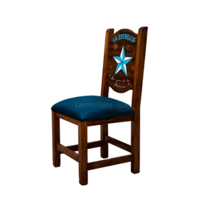 Silla con diseño de Estrella de Lotería | Muebles Lacandona