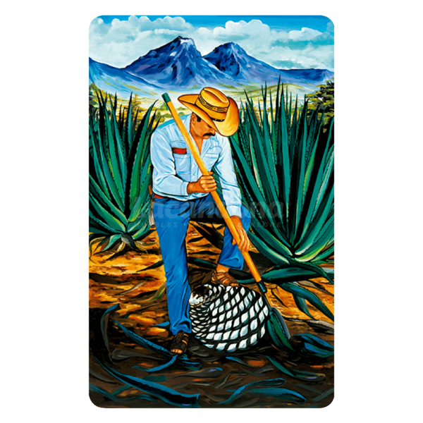 Cubierta pintada a mano "Jimador" Para restaurante mexicano | Muebles Lacandona