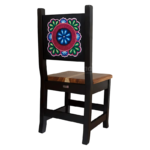 SILLA FLOR HUICHOL