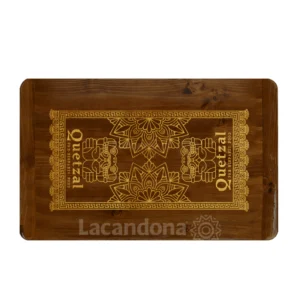 Mesa de Madera Para Restaurante Mexicano Motivo Arte Maya