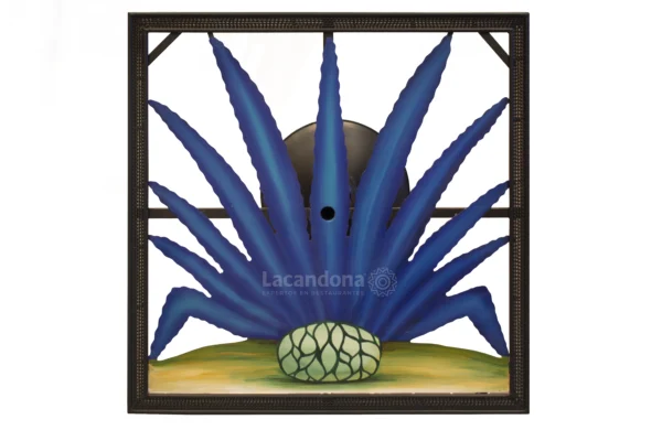 Mesa de Metal Para Restaurante Mexicano Motivo Agave
