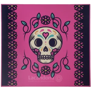 Mesa de Metal Para Restaurante Mexicano Motivo Dia de Muertos
