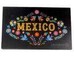 Mesa de Acero con Arte a Color Para Restaurante Mexicano