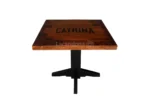 Mesa de Madera Para Restaurante Mexicano Motivo Catrina