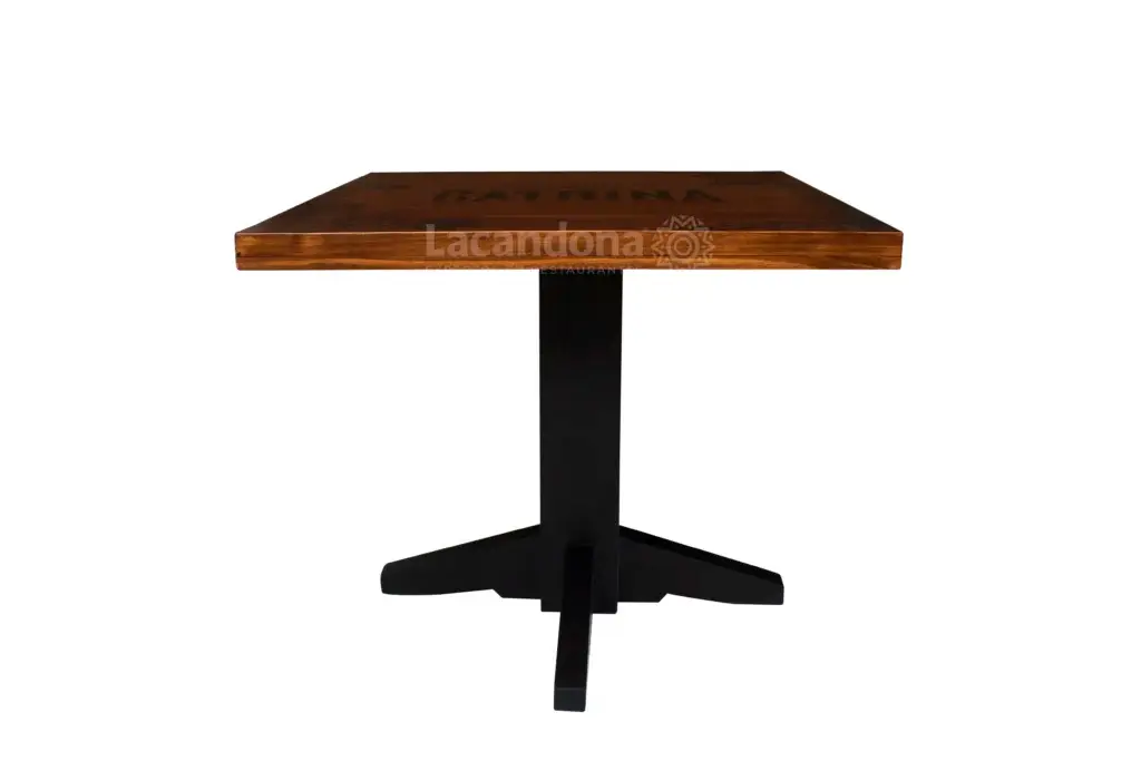 Mesa de Madera Para Restaurante Mexicano Motivo Catrina
