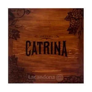 Mesa de Madera Para Restaurante Mexicano Motivo Catrina
