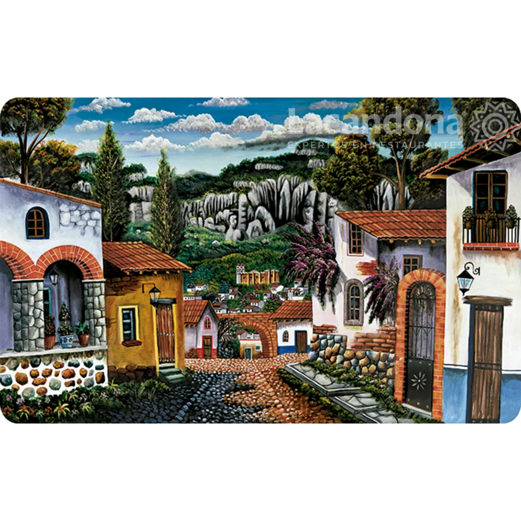 Mesa Para Restaurante Mexicano Motivo Motivo Pueblo Riscos