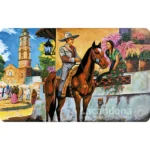 Mesa Para Restaurante Mexicano Motivo La Serenata