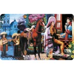 Mesa Para Restaurante Mexicano Motivo La Serenata