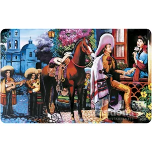 Mesa Para Restaurante Mexicano Motivo La Serenata