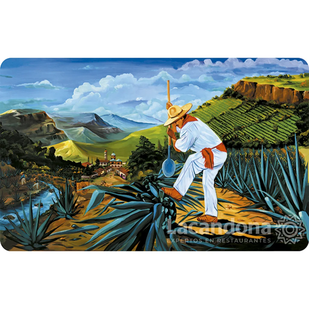 Mesa Para Restaurante Motivo Jimador