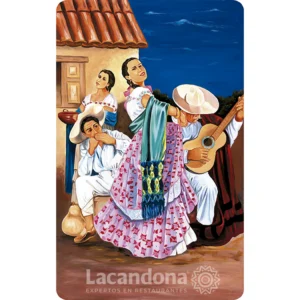 Mesa Para Restaurante Motivo Baile de Media Noche