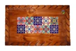Mesa de Madera Para Restaurante - Motivo Talavera