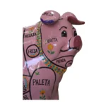 Estatua de Cerdo Decorativa - Mapa de Cortes de Carne para Restaurante - Imagen 4