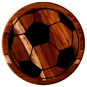 Mesa de Madera de Balón de Fútbol