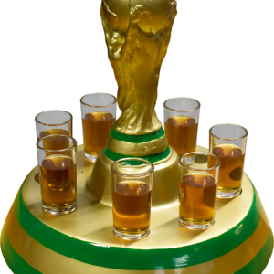 Trofeo mundial P/8 shots Con luz led