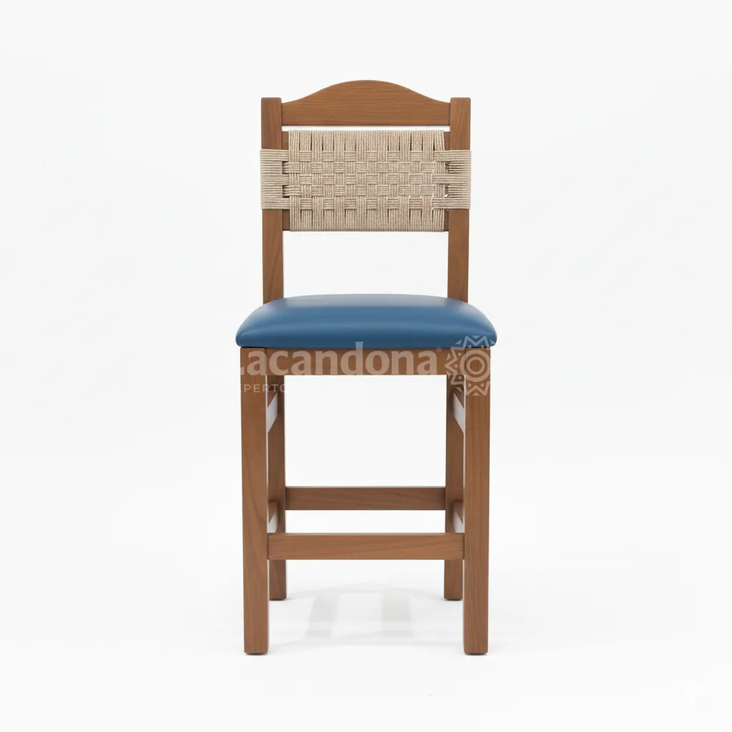 Banco de Madera con Tejido