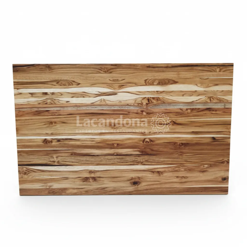 Cubierta de Madera de Teca para Mesa