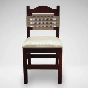Silla de Madera con Tejido