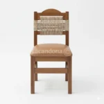 Silla de Madera con Tejido