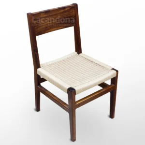 Silla de Madera Tejido Artesanal