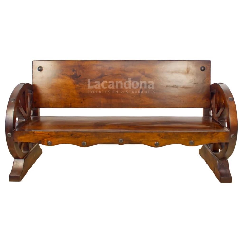 Banca de Recepción Carreta para Restaurante