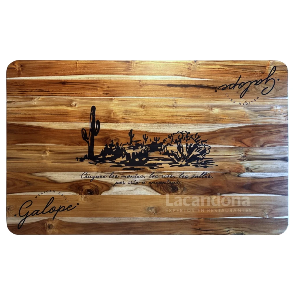 Mesa de Teca para Restaurante Vaquero