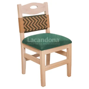 Silla Mexicana Tejida Elegante