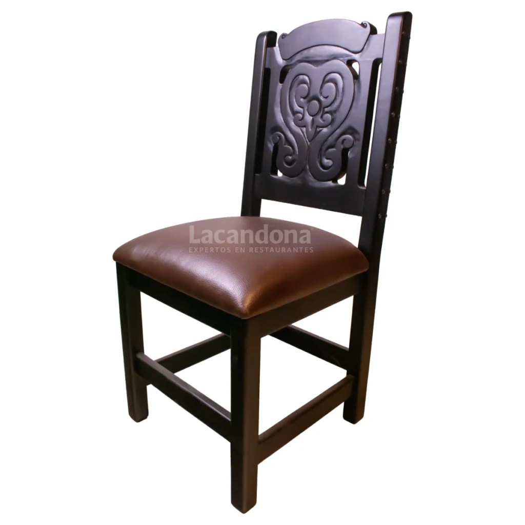Silla Mexicana Rústica de Madera
