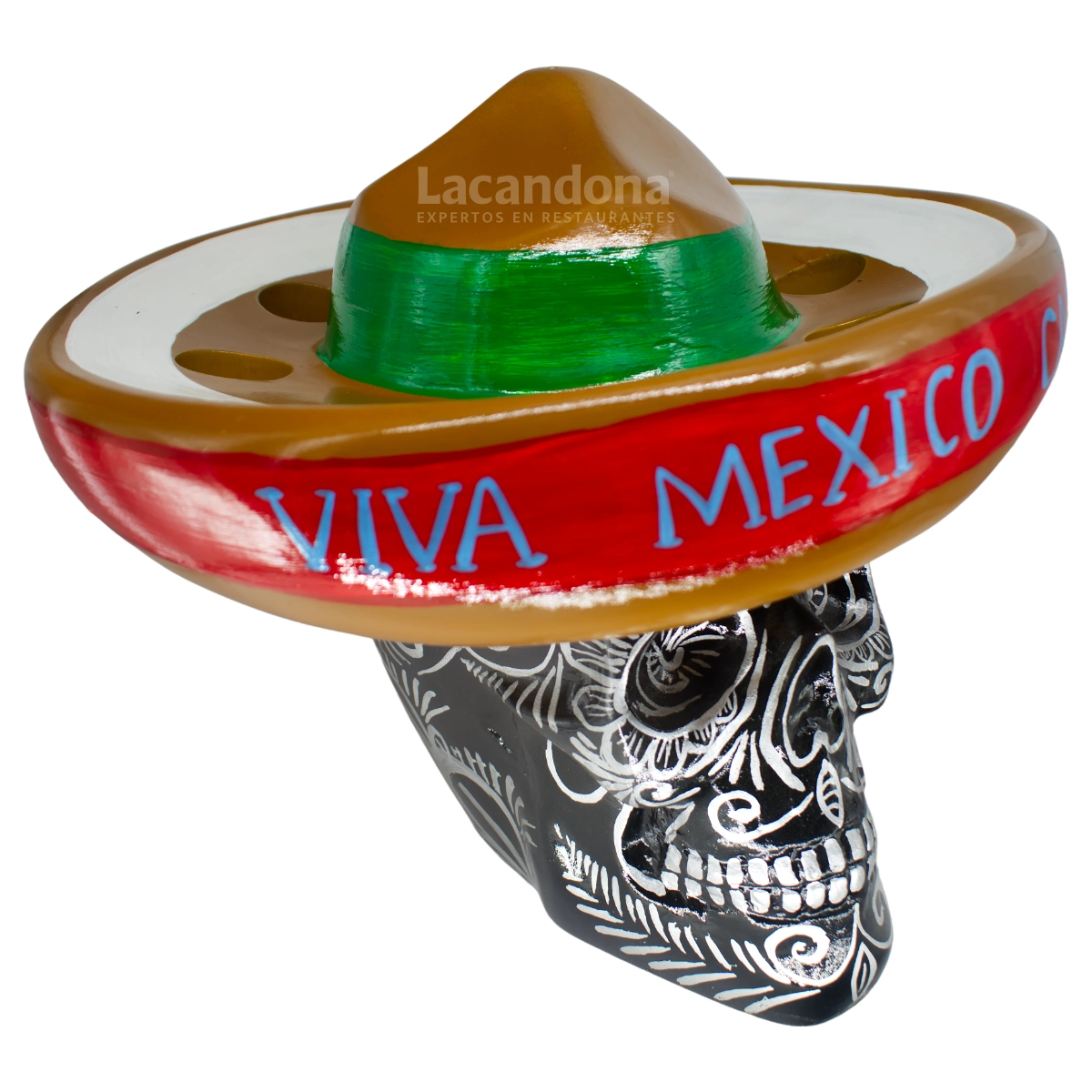 Calaca con Sombrero Porta Shots Calaca con Sombrero Porta Shots