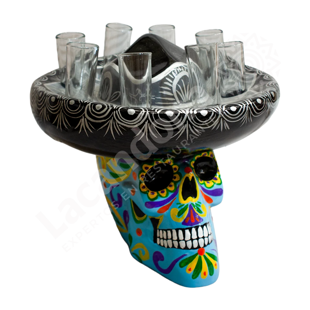 Calaca con Sombrero Porta Shots