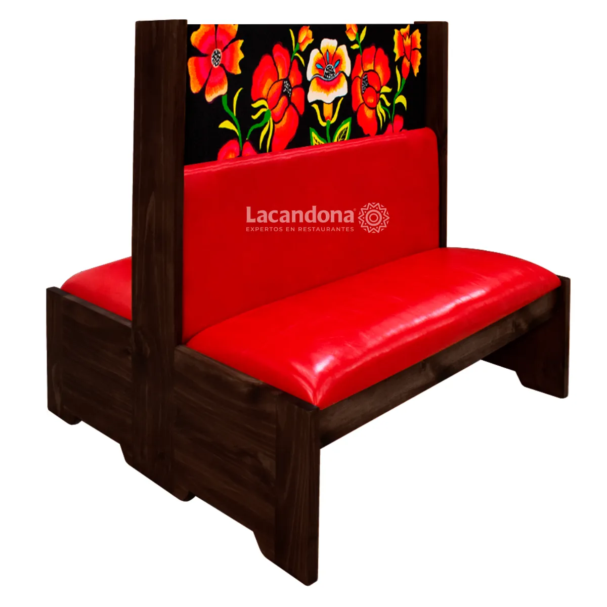 Booth Mexicano Respaldo Pintado Booth Mexicano Respaldo Pintado