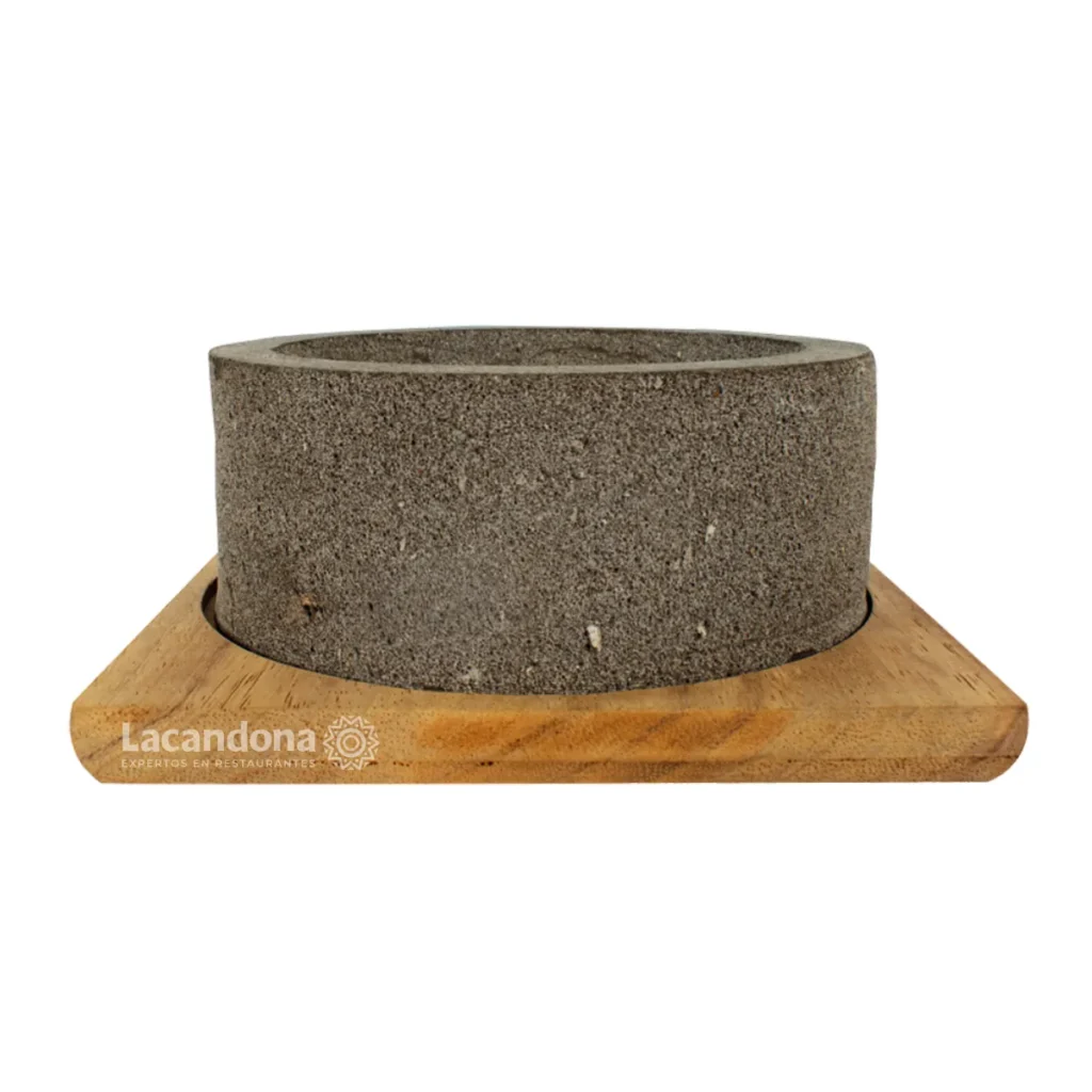 Molcajete Recto para Restaurante Mexicano