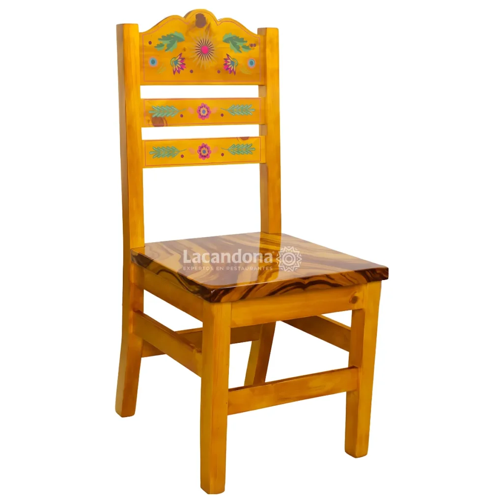 Silla Mexicana Folclórica para Restaurantes