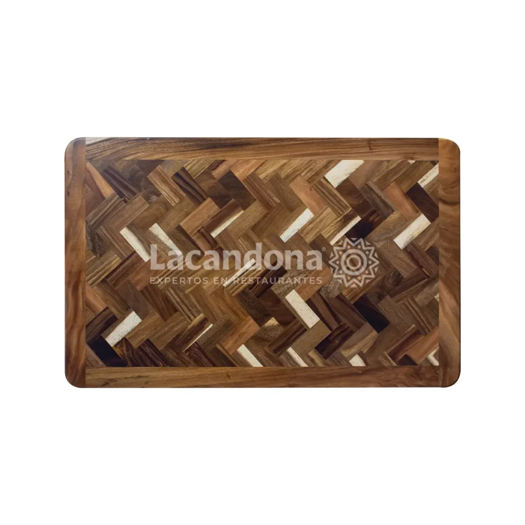 Mesa de Parota Ensamblada para Restaurante