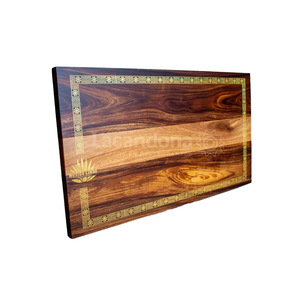 Mesa de Parota con Arte Plasmado