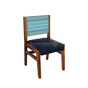 Silla con Arte Tipo Chaquira